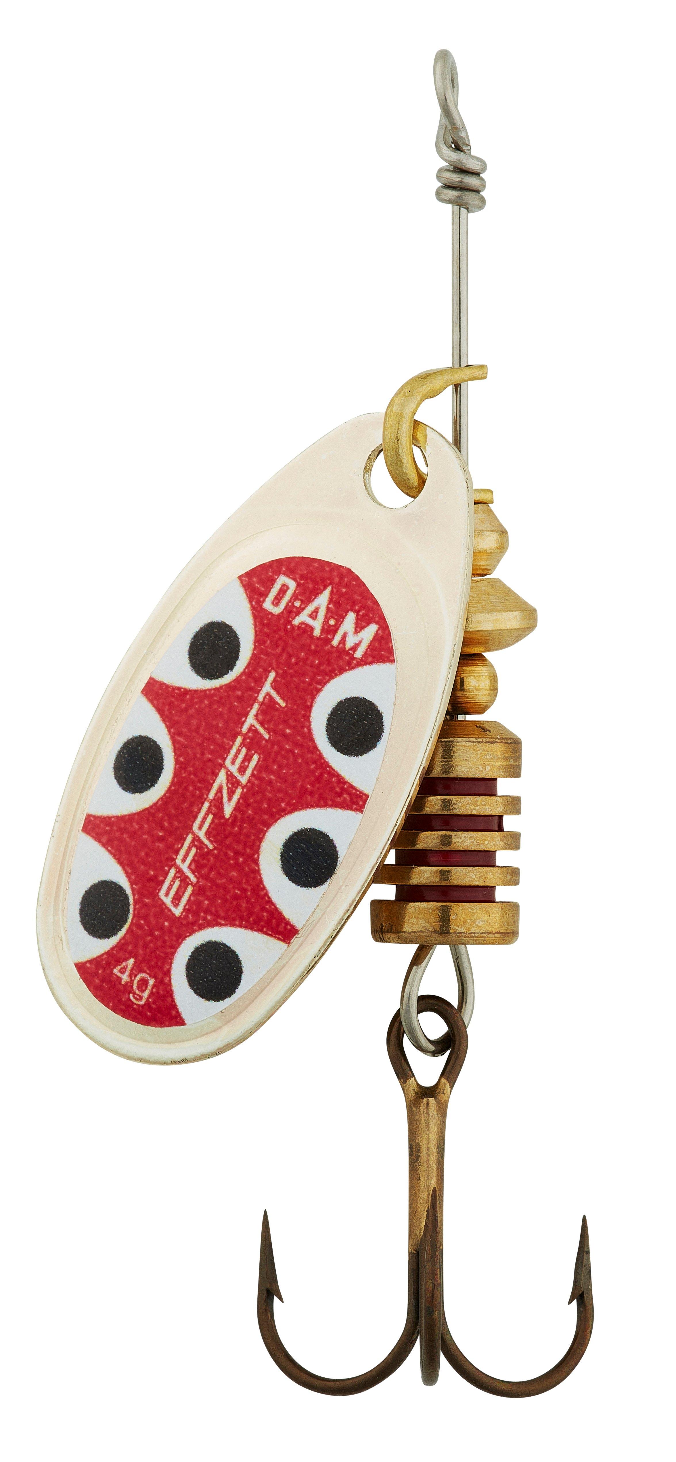 DAM Effzett Standard Spinner 2 / 4g Silver Black Dot - Spinner