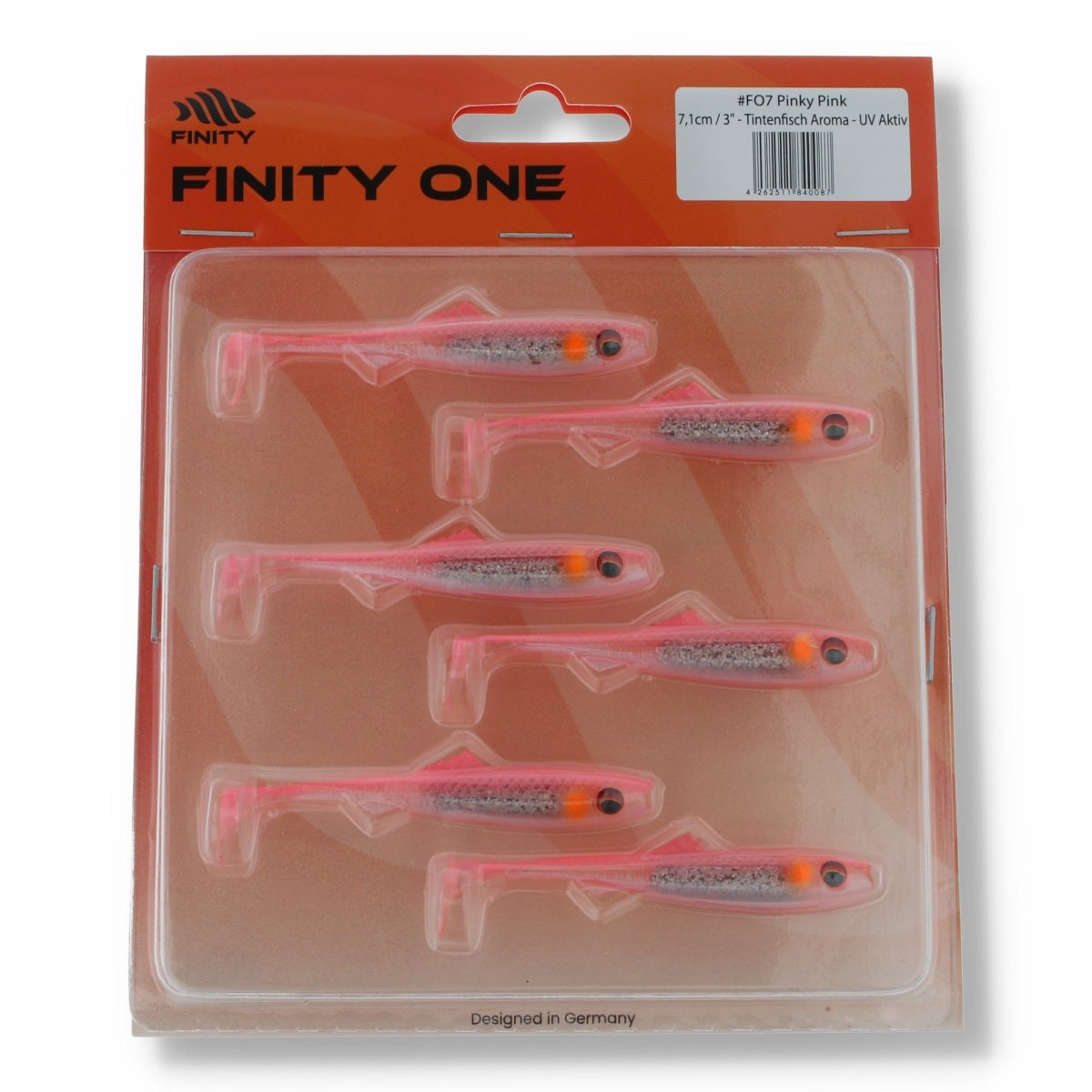 Finity One 3" (7,1cm) FO7 Pinky Pink - Kunstköder