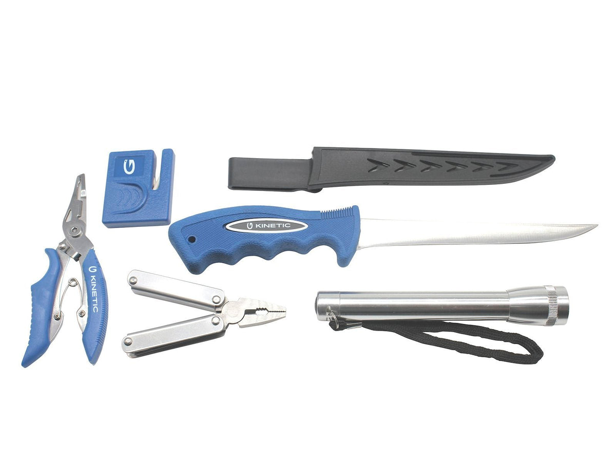 Kinetic Multi-Tools Kit 5-teilig Black/Blue - Haken & Zubehör
