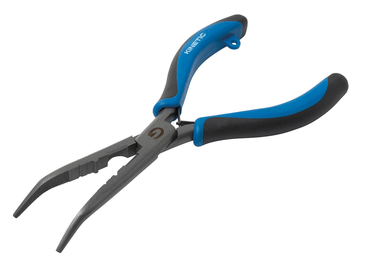 Kinetic CS Plier Curved Nose 22 cm Blue/Black