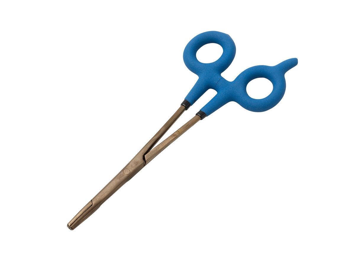 Kinetic CS Forceps Straight Nose 17 cm Blue/Black
