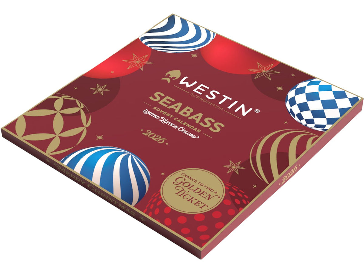 Westin Premium Seabass Adventskalender 2026 – 24 Köder für Wolfsbarsch