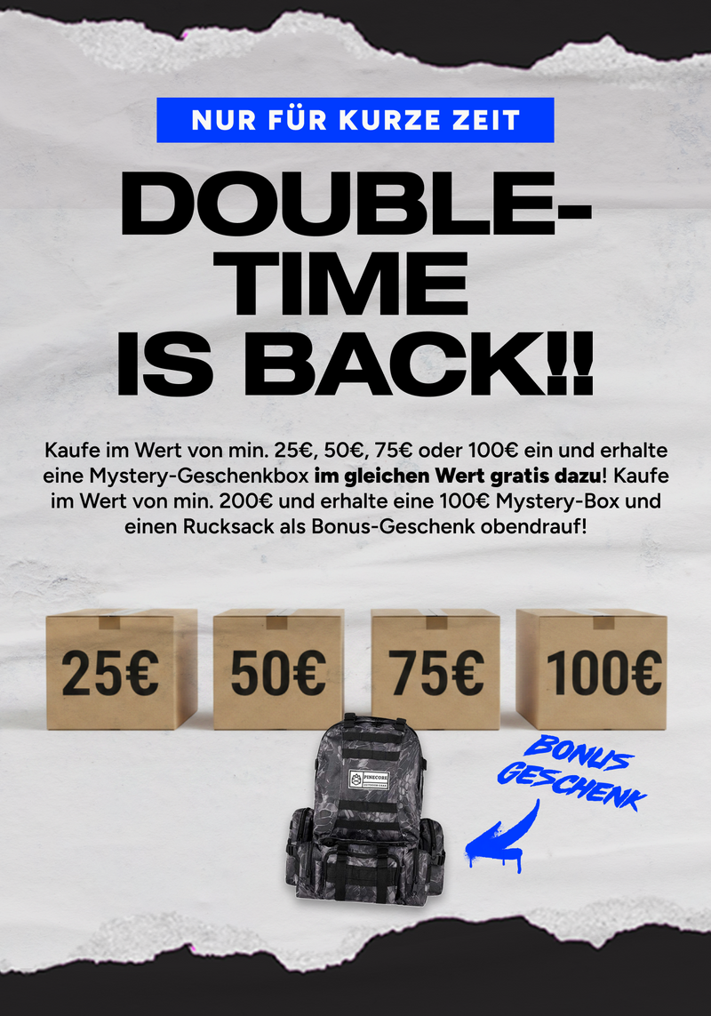 Double Time — Wir verdoppeln deinen Warenkorb