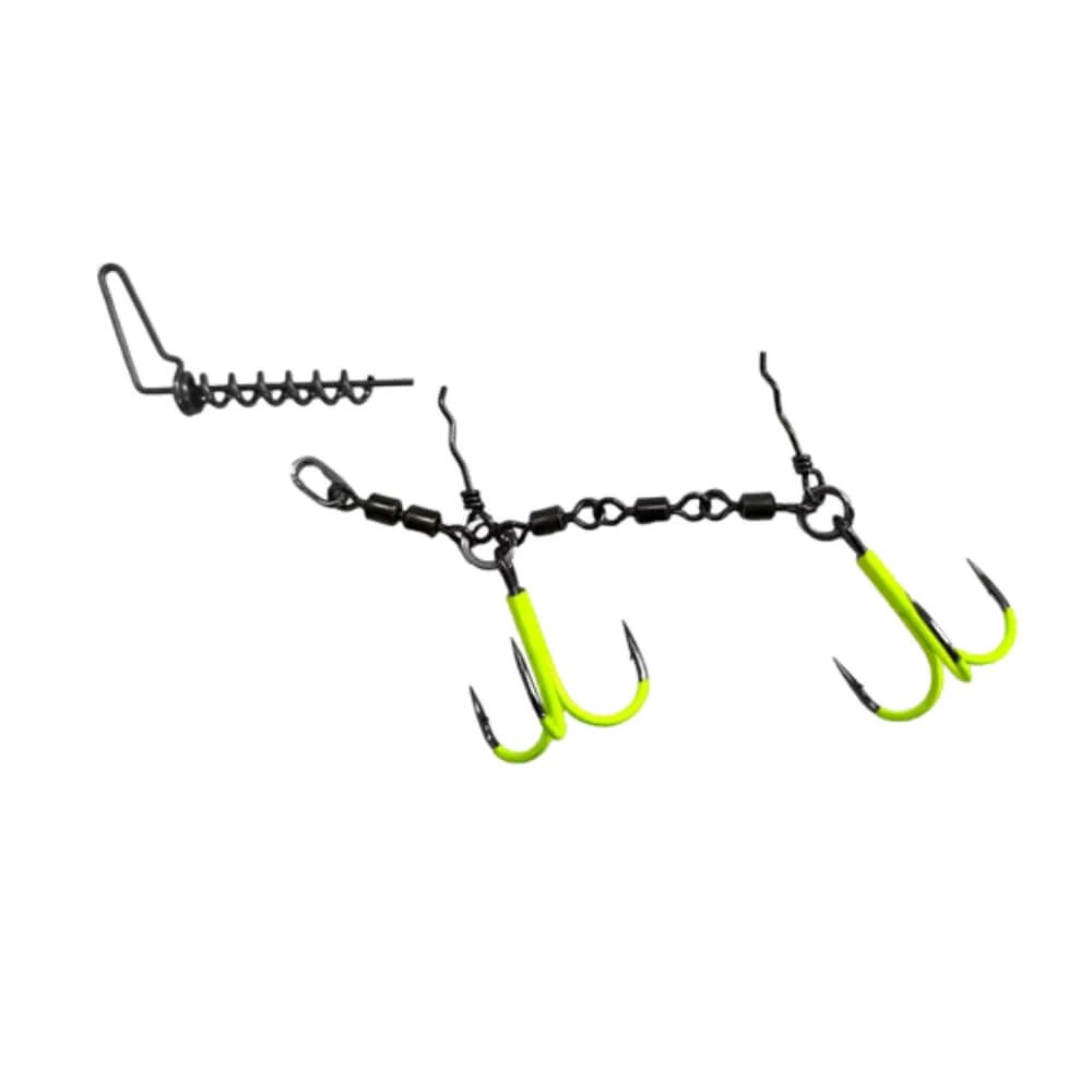 Pikecraft Swivel Kit UVC - 1 Stinger Rig (inkl. 1 Big Screw) L - 1/0 - 