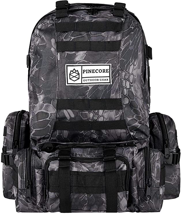 Pinecore Tracker Taktischer Rucksack 60L – MOLLE Outdoor & Trekking - Rucksack