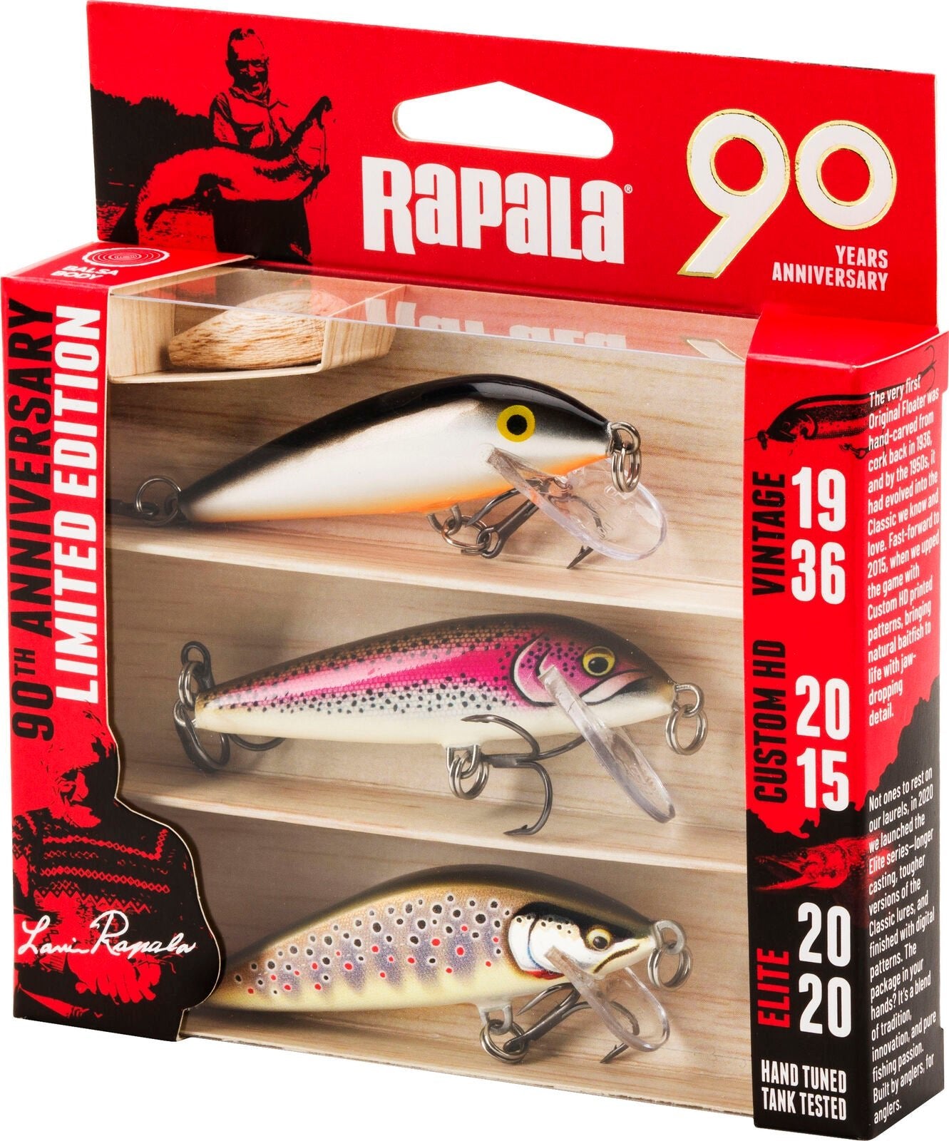Rapala 90 Years Countdown‑Set Small Bright - 