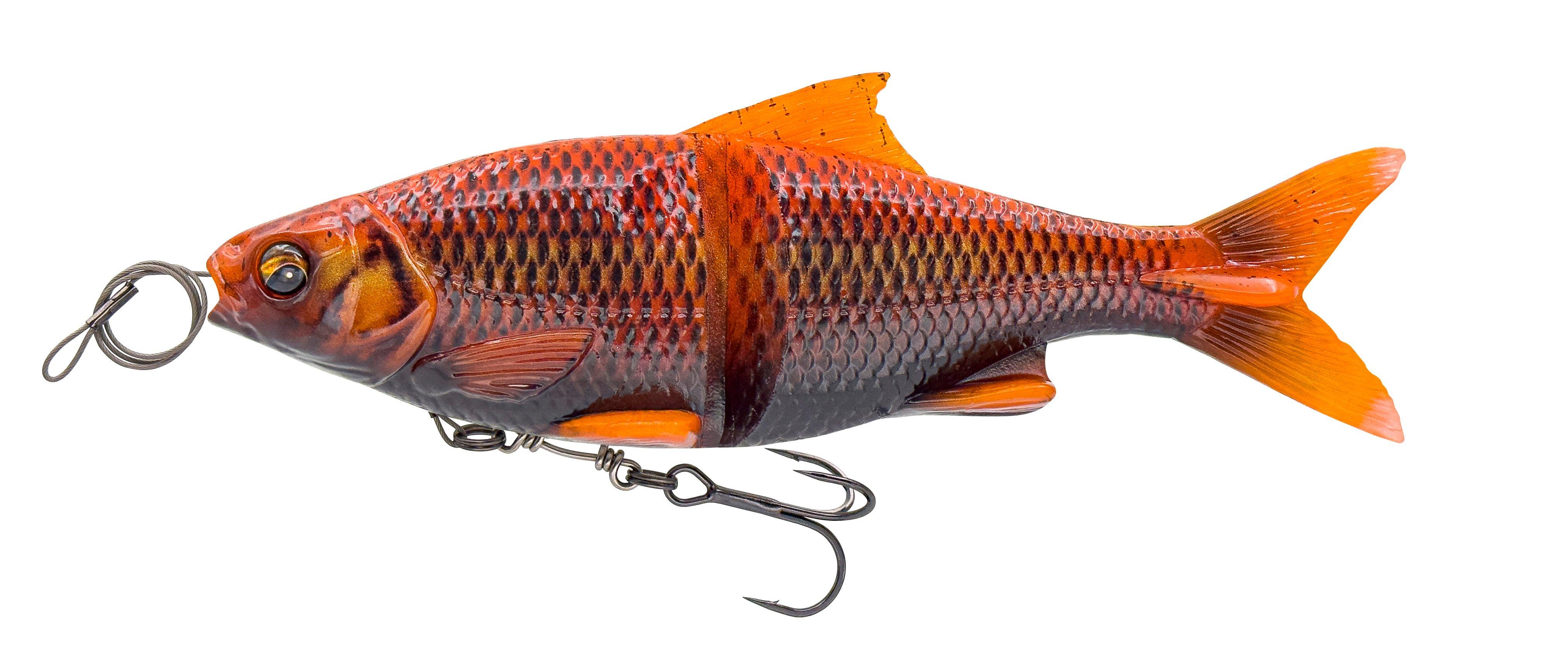 Savage Gear 3D Line Thru Glide Roach - 17cm / 78g Black Orange Koi - Glidebait