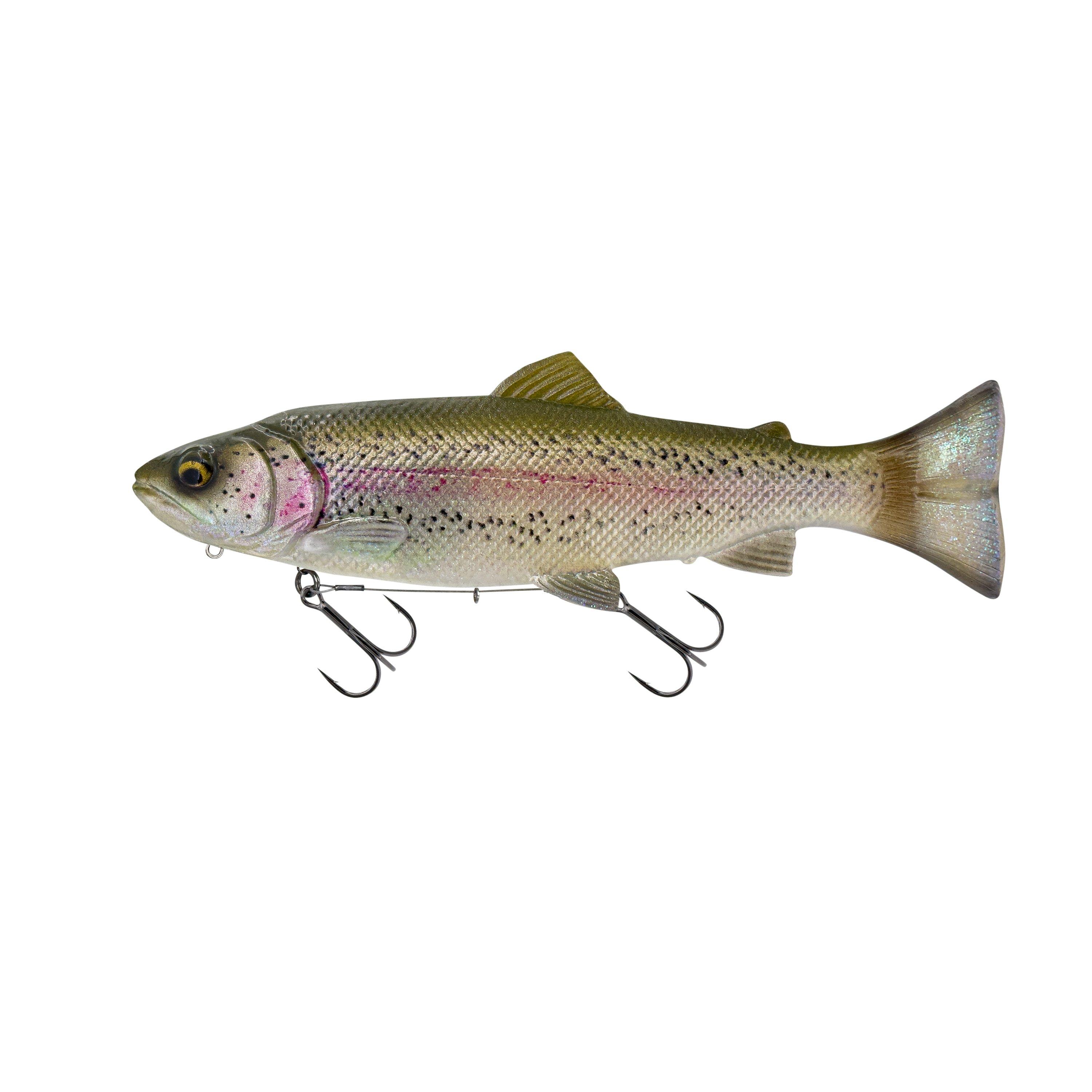 Savage Gear 3D Line Thru Pulsetail Trout - Swimbait für Hecht 16cm / 51g Clear Rainbow Trout - Swimbait
