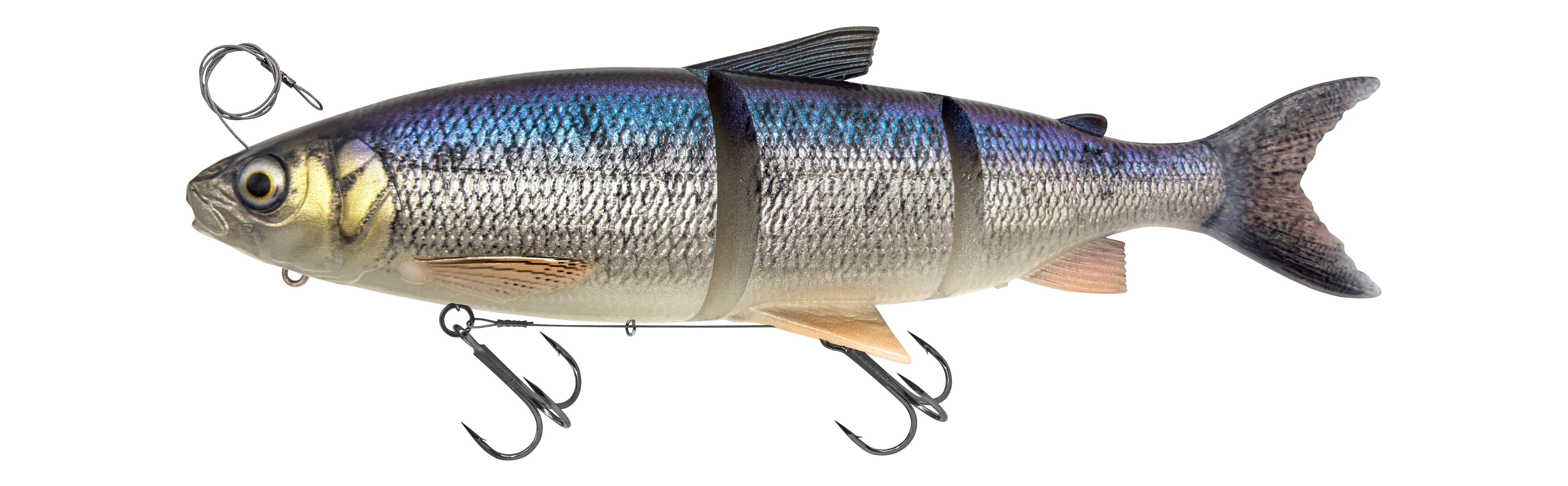 Savage Gear 3D Line Thru Whitefish - Realistische Soft Glidebait 22cm / 107g Whitefish - Glidebait