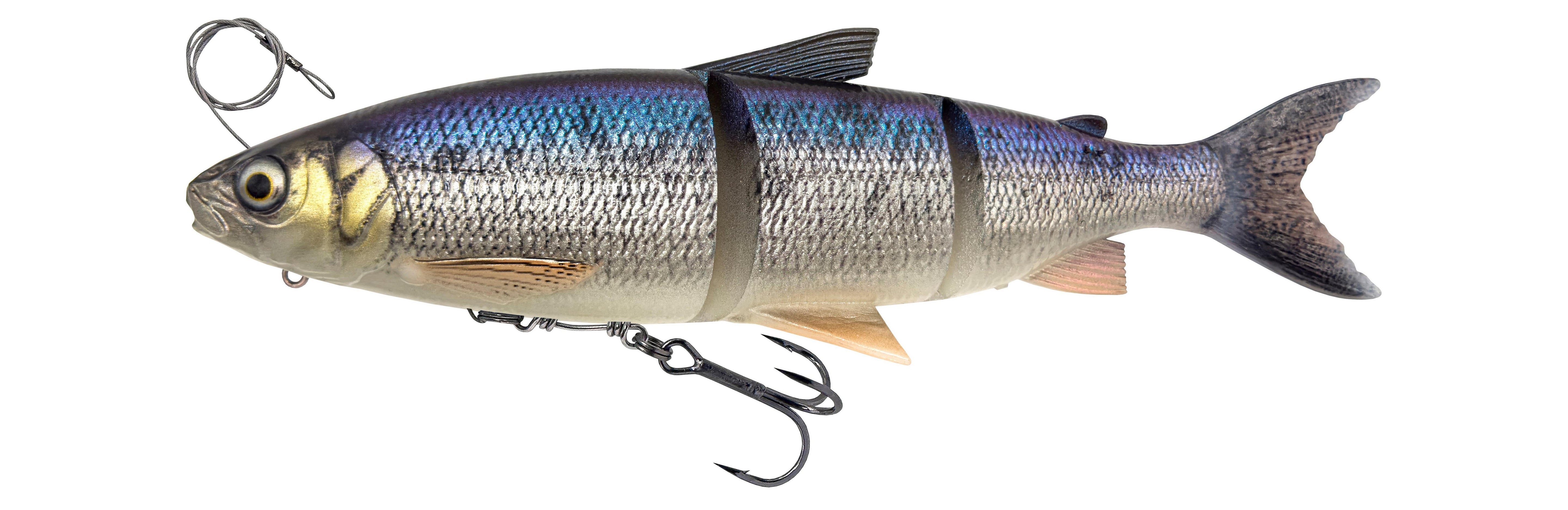 Savage Gear 3D Line Thru Whitefish - Realistische Soft Glidebait 17cm / 53g Whitefish - Glidebait
