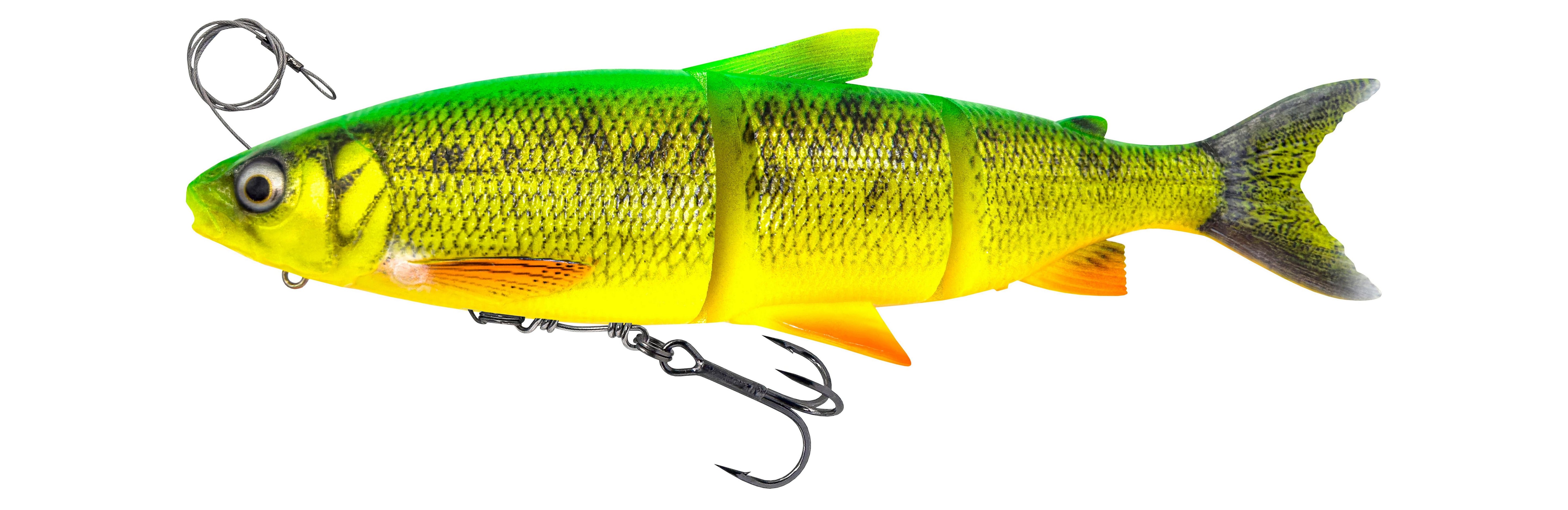 Savage Gear 3D Line Thru Whitefish - Realistische Soft Glidebait 17cm / 53g Fire Whitefish - Glidebait