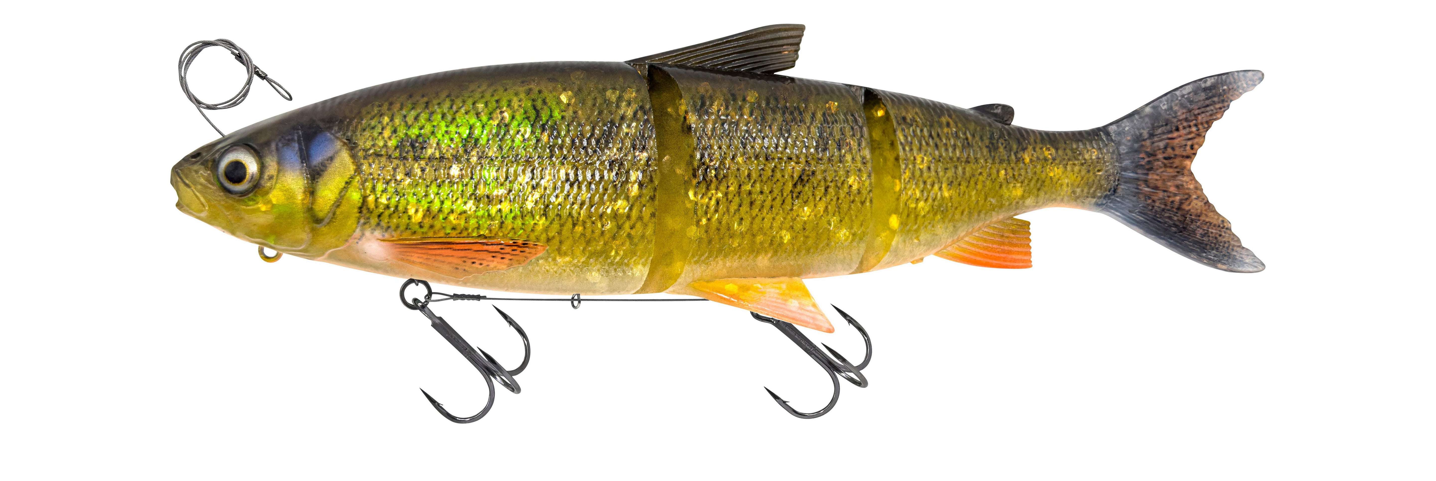 Savage Gear 3D Line Thru Whitefish - Realistische Soft Glidebait 22cm / 107g Dirty Whitefish - Glidebait