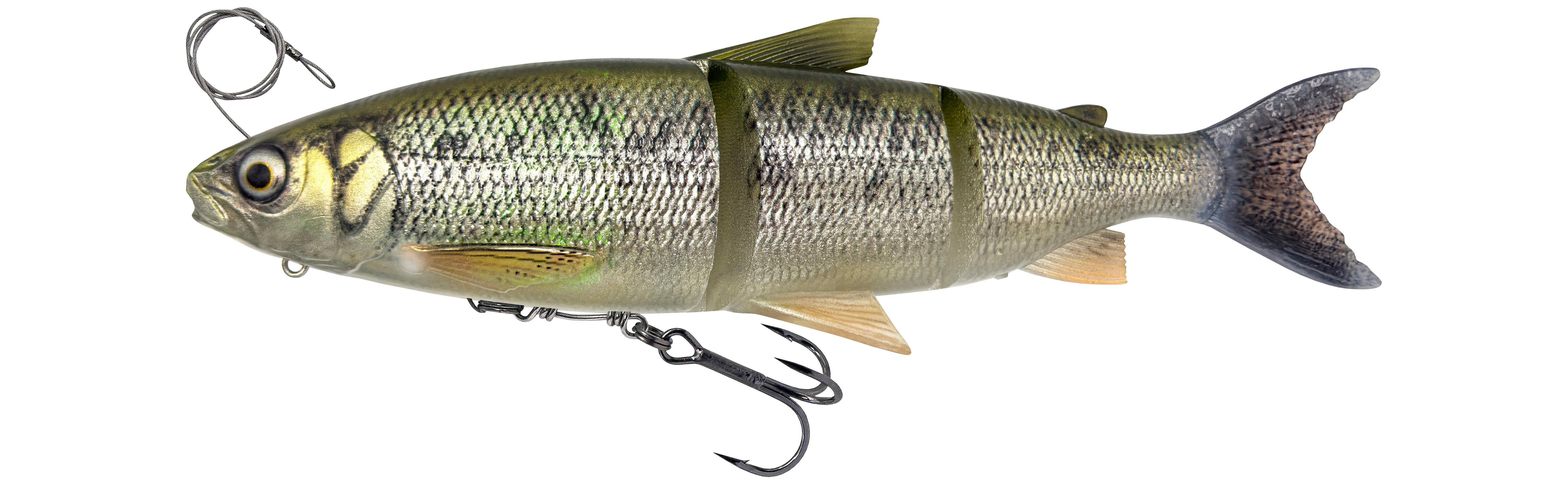 Savage Gear 3D Line Thru Whitefish - Realistische Soft Glidebait 17cm / 53g Ayu - Glidebait