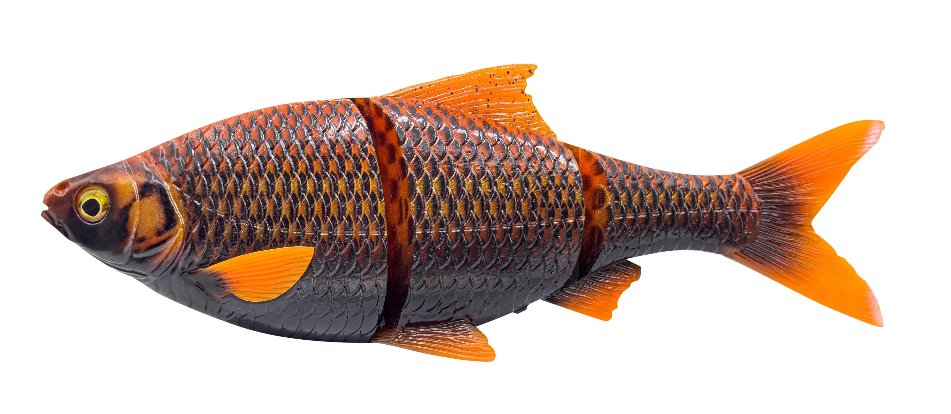 Savage Gear 3D LT Roach - Line Thru Swimbait für Hecht 18cm Slow Sinking Black - Gummiköder