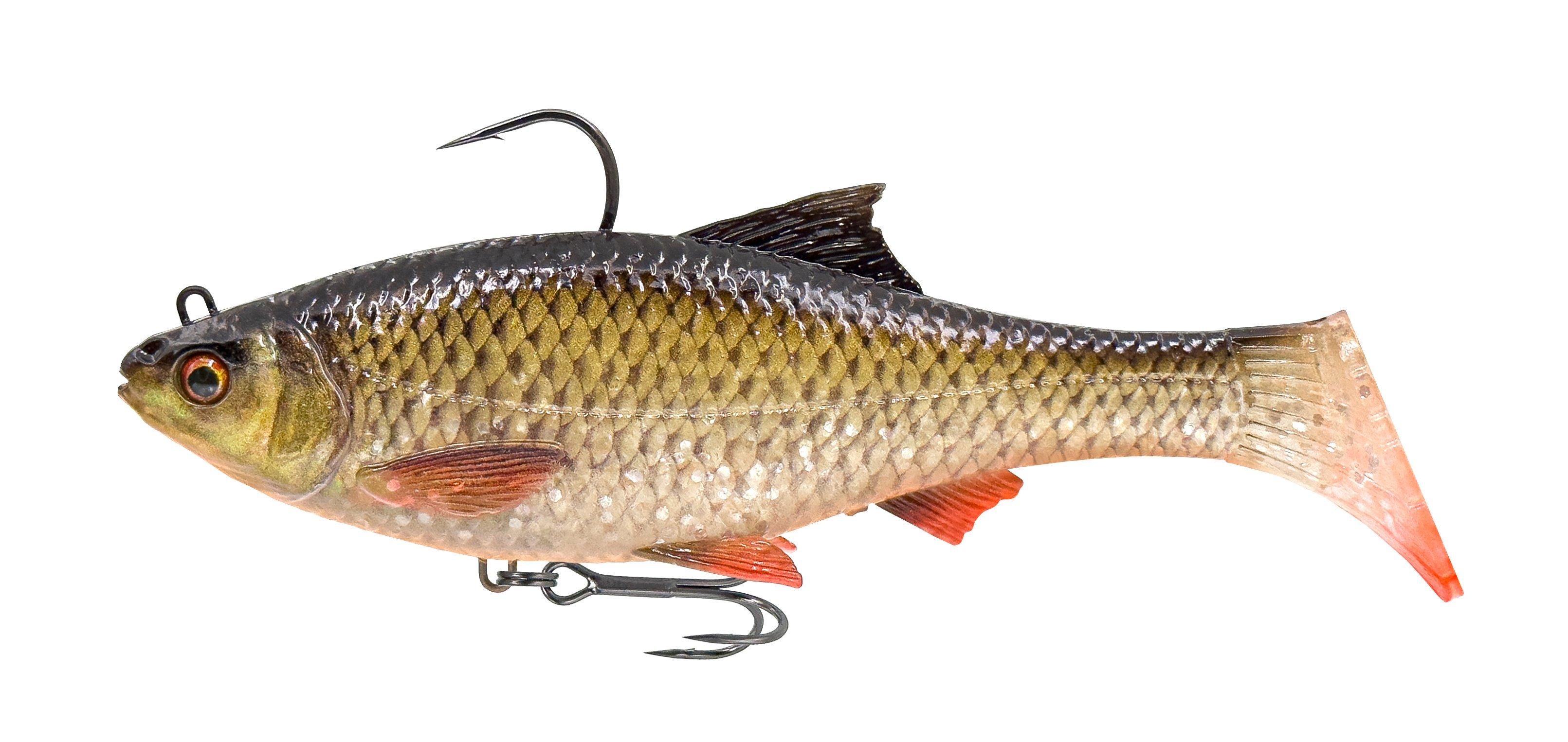 Savage Gear 3D Roach RTF – realistischer Softbait für Hecht & Zander 12cm / 34g Clear Rudd - 