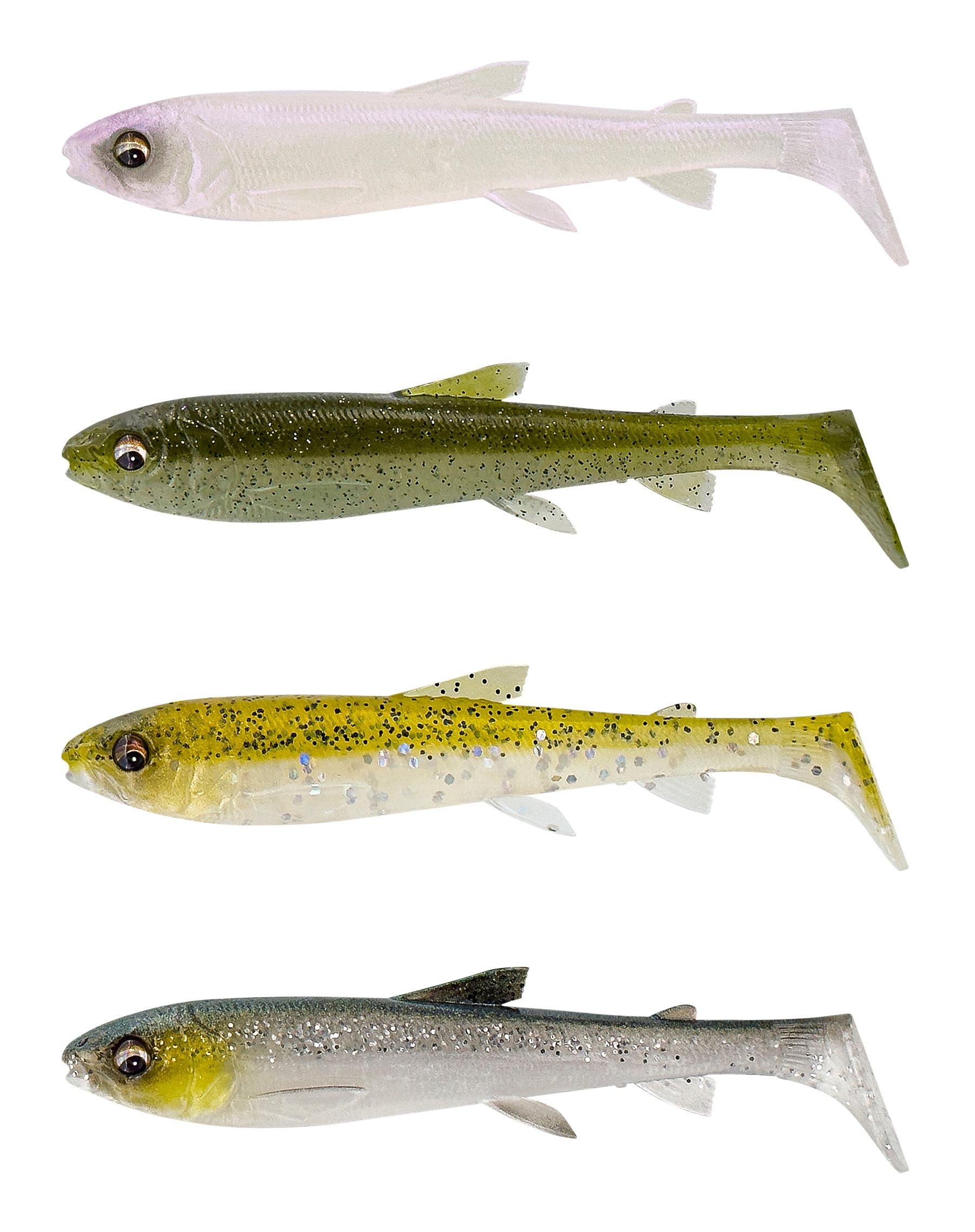 Savage Gear 3D Whitefish Shad 9cm / 4 Stk Clear Water Mix - 