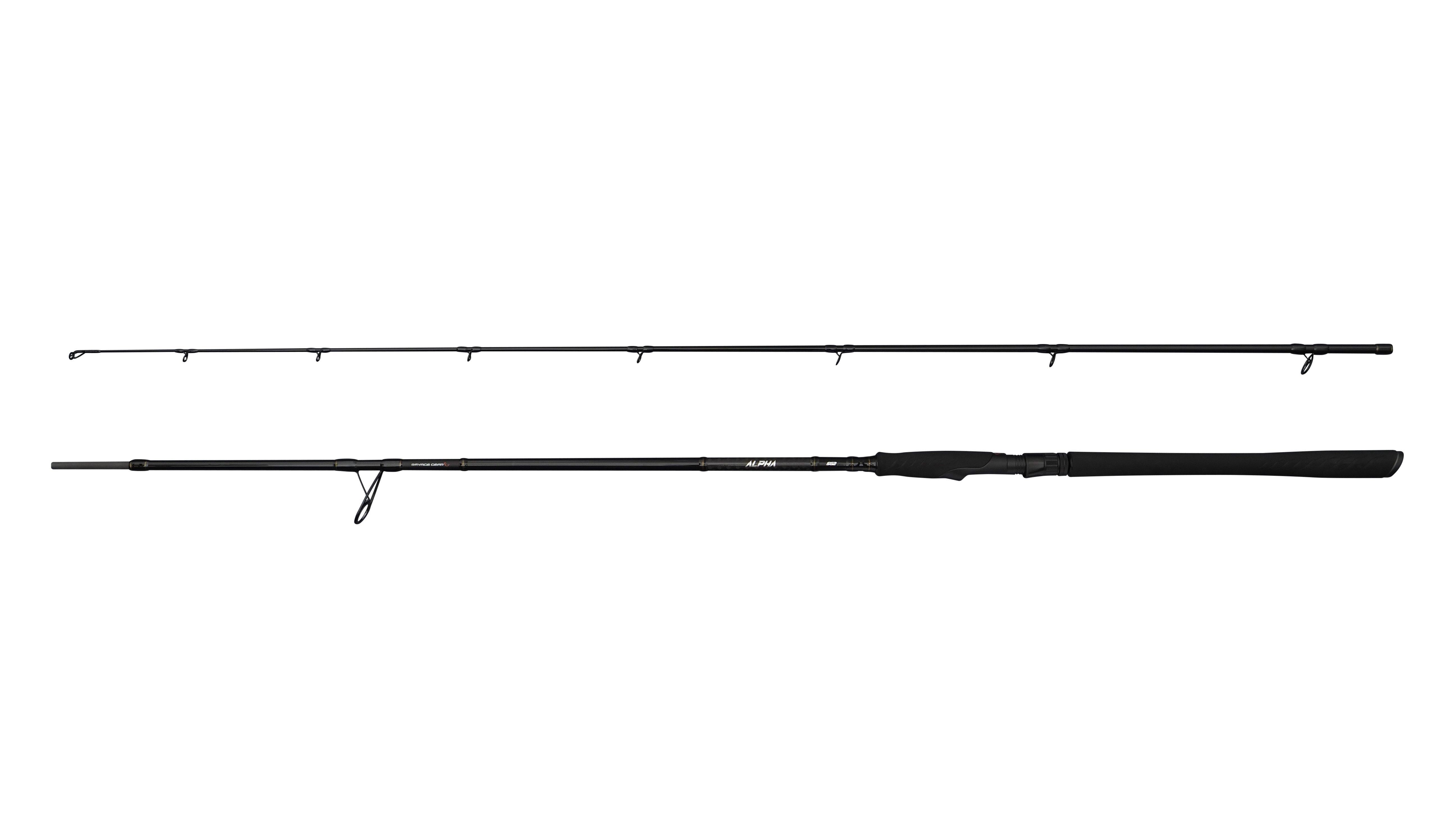 Savage Gear Alpha SG2 Big Bait – Spinnrute für Hecht & Wels 2.21m / 35 - 100g - Angelrute - Spinning