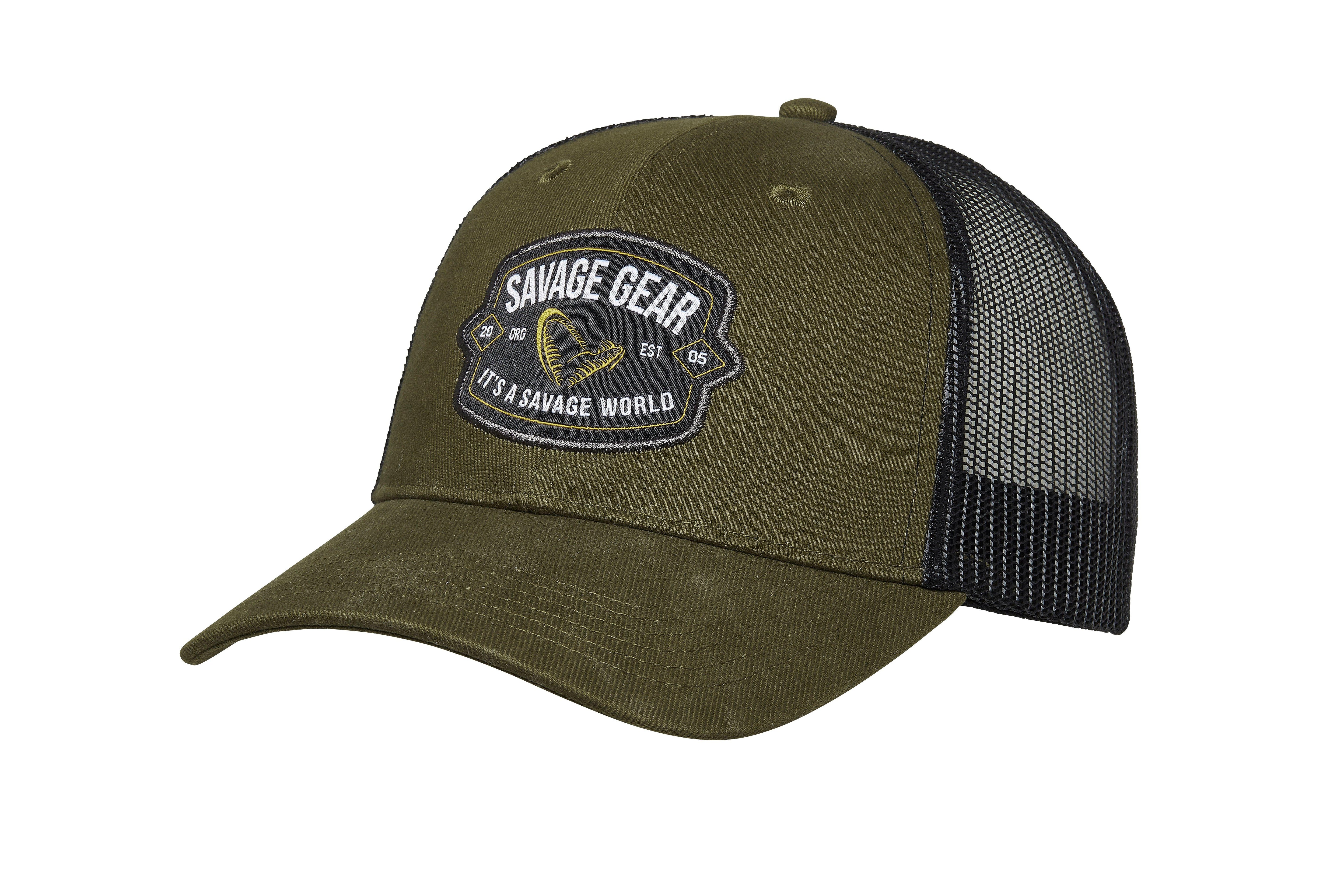 Savage Gear Badge Trucker Cap - Green Green - Merch / Cap