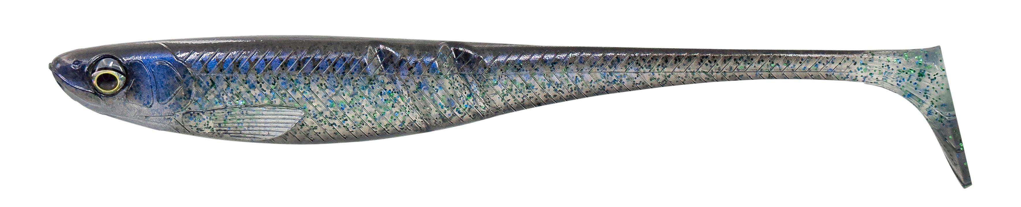 Savage Gear Collapser - Gummifisch zum Livescopen 14cm / 12g / 3 Stk Blue Thunder - Gummifisch