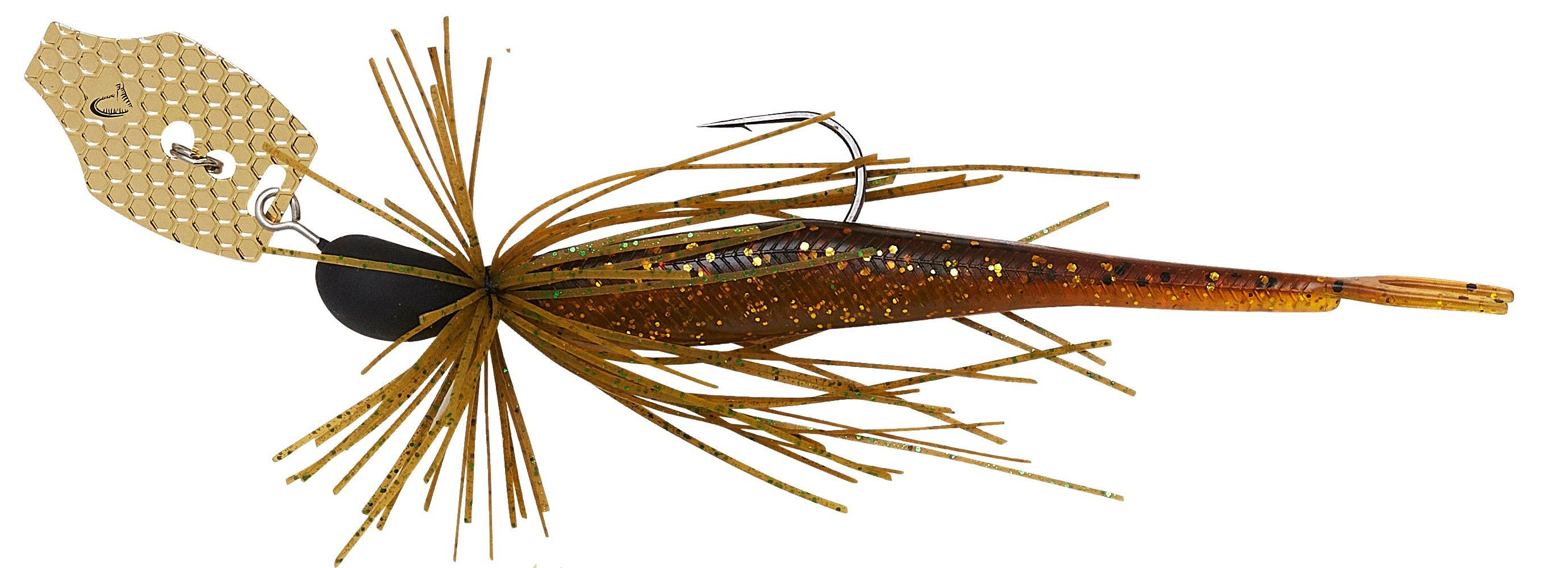 Savage Gear Crazy Swim Jig - Chatterbait 10cm / 8,5g Motor Oil - 