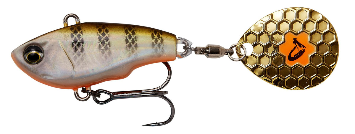 Savage Gear Fat Tail Spin 5,5cm 9g / 6,5cm 16g Sinking 6,5cm / 16g Perch - Spinjig