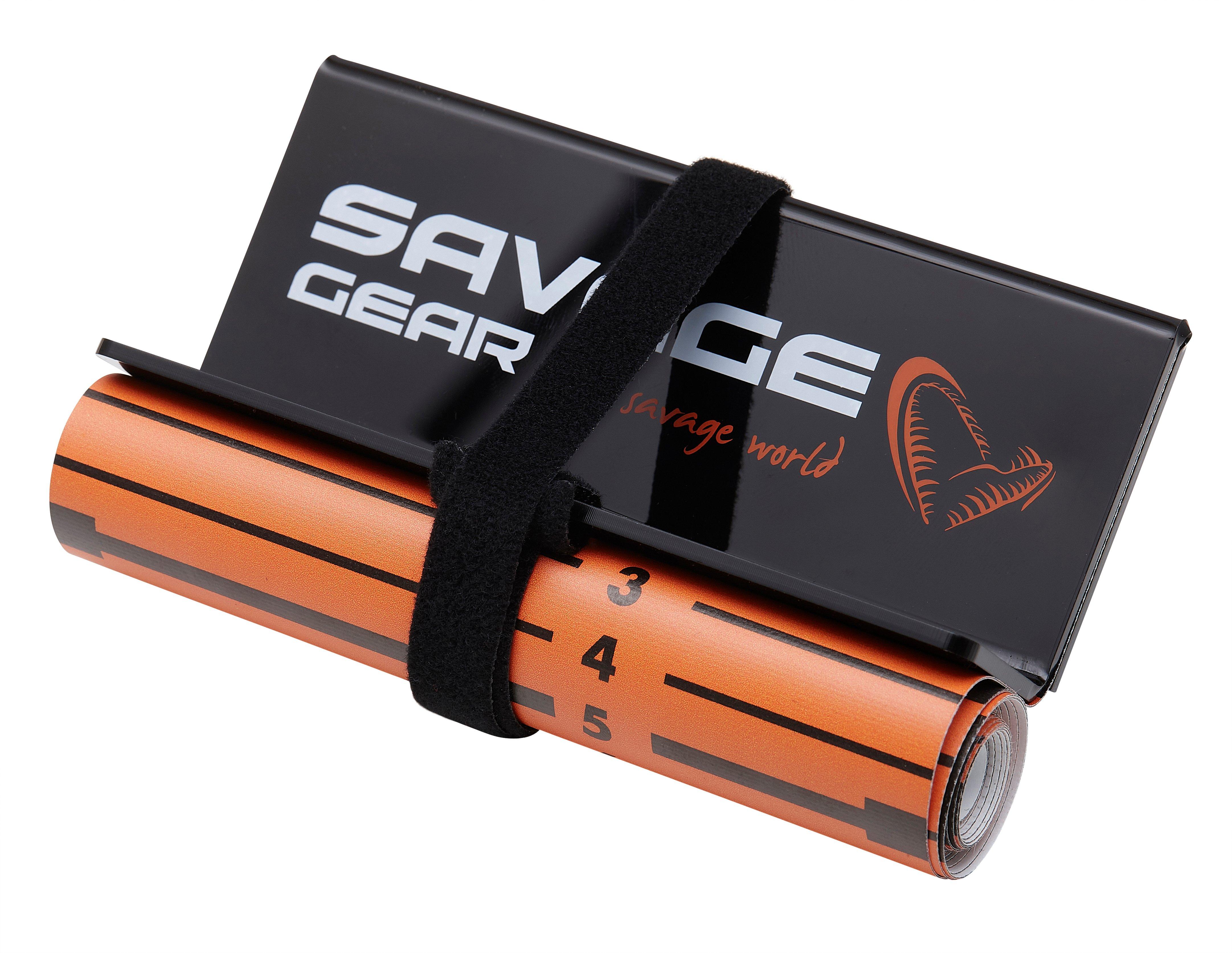 Savage Gear Measure Up Roll - aufrollbares Fischmaß 13×130cm - Maßband