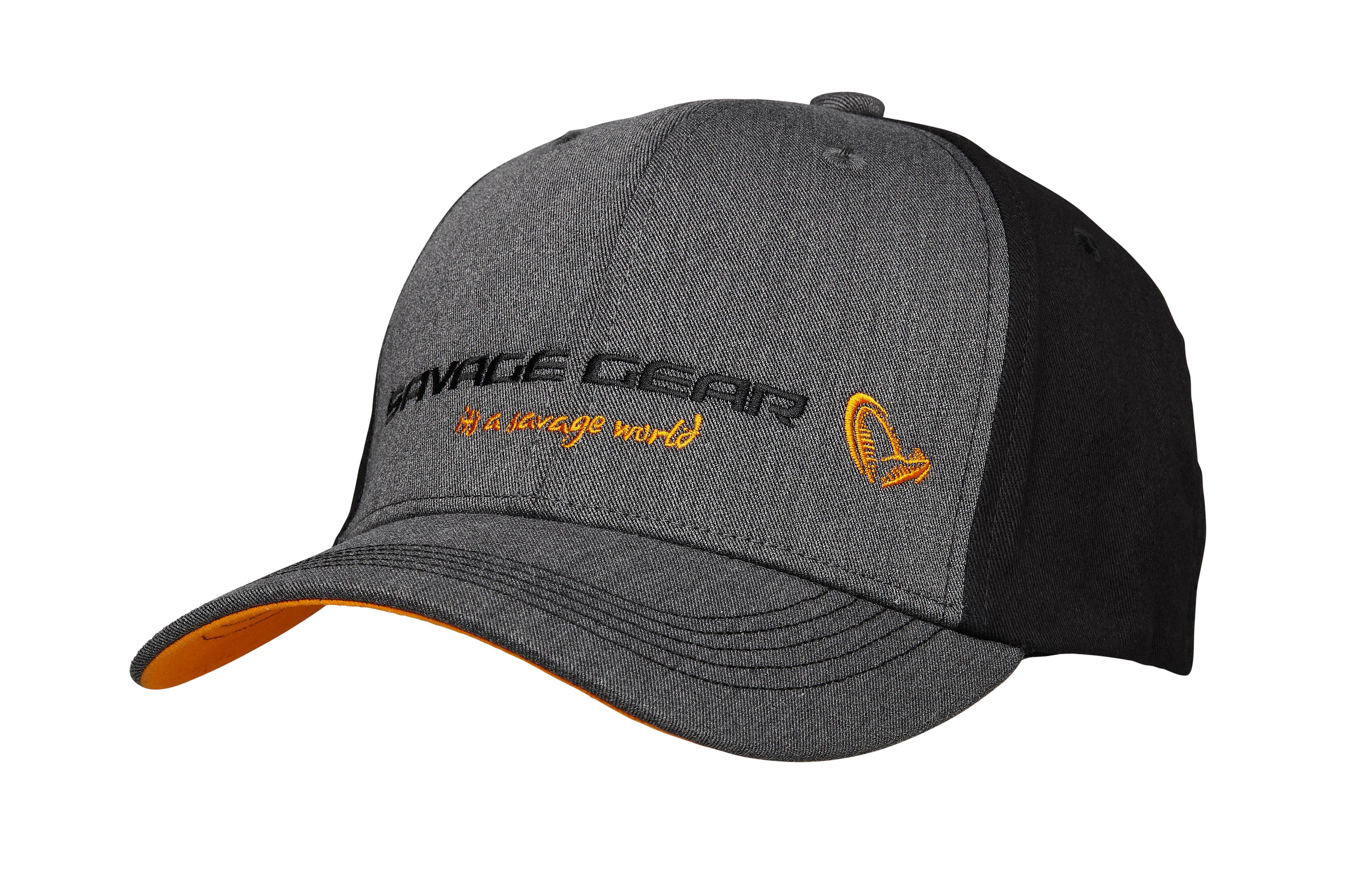 Savage Gear Strike Cap - Grey Melange/Black Grey Melange/Black - Merch / Cap