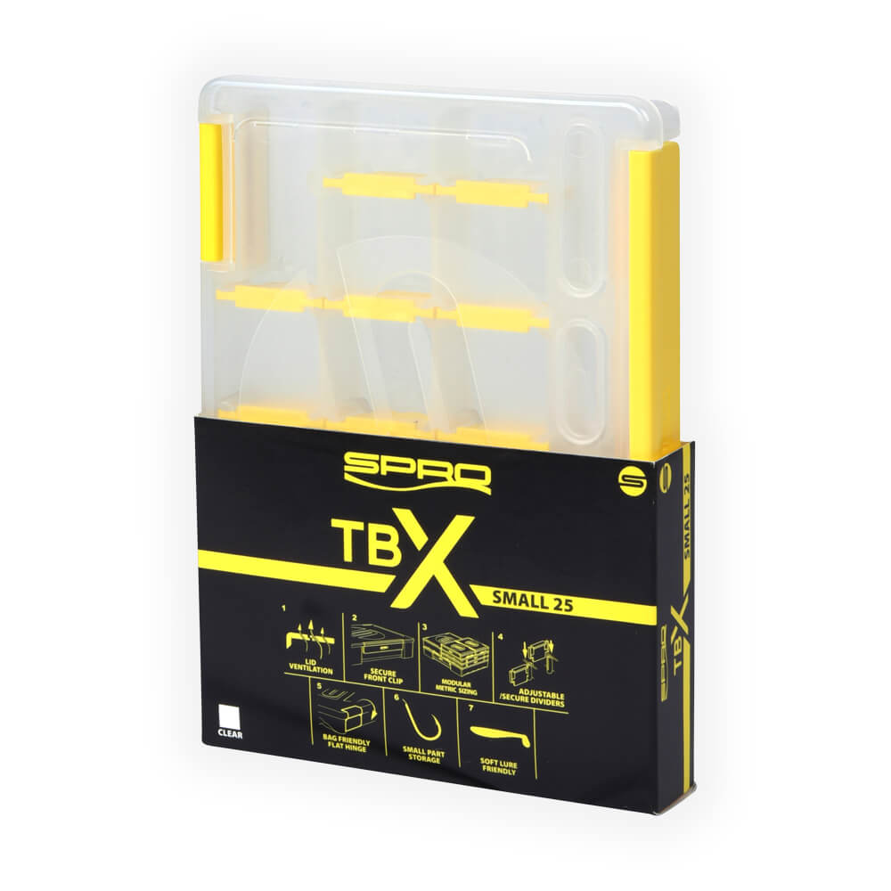 Spro TBX Tackle Box - Clear (S25, M25, M50, L50, L80) S25 - 