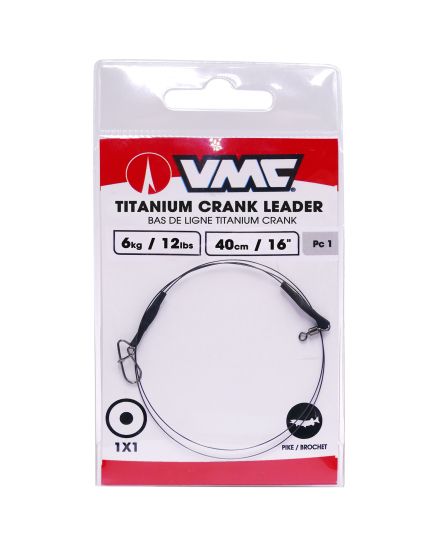 VMC Titanium Crank Leader 40cm / 3kg - 