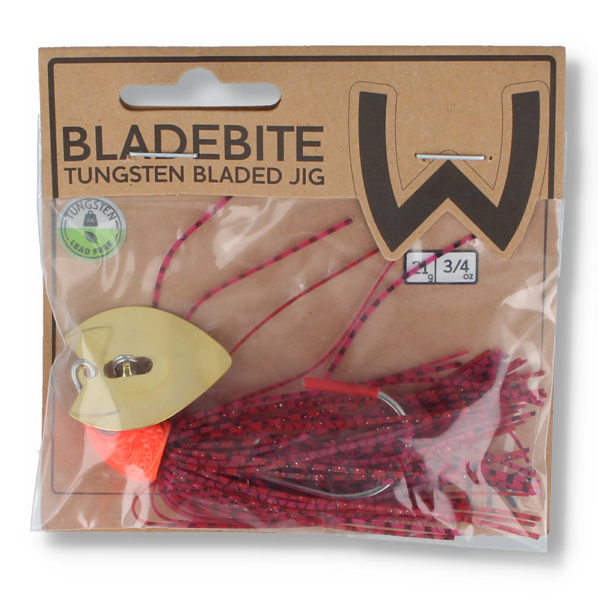 Westin Bladebite Tungsten Bladed Jig 21 g Special Edition Fire Craw - 