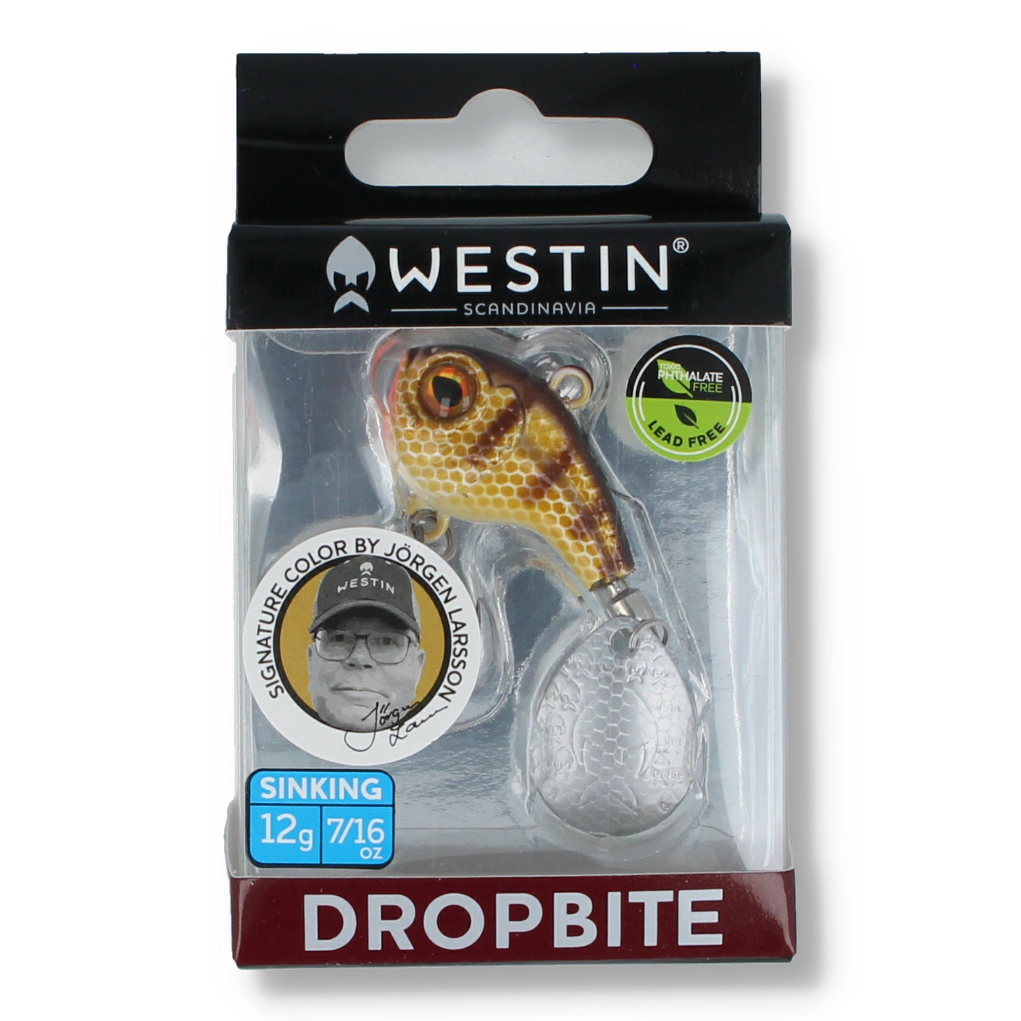 Westin Dropbite Spin Tail 12 g Special Edition Brown Perch - 