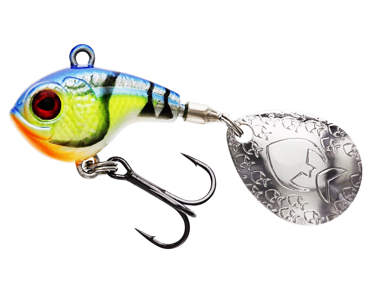 Westin DropBite - Spin Tail Jig | 8 Dekore (8g, 12g, 17g, 22g) 8g - 2.6cm Chart. Blue Craw - Spin Jig