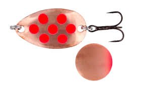 Westin Fidusen 3,2cm - 2,8g Forellen Spoon Copper / Red Dots (Metallic) - Spoons