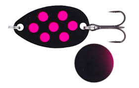 Westin Fidusen 3,2cm - 2,8g Forellen Spoon Black / Pink Dots - Spoons
