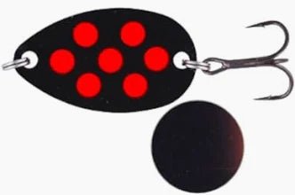 Westin Fidusen 3,2cm - 2,8g Forellen Spoon Black / Orange Dots - Spoons