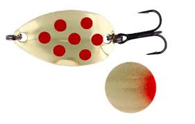 Westin Fidusen 3,2cm - 2,8g Forellen Spoon Gold / Red Dots (Metallic) - Spoons
