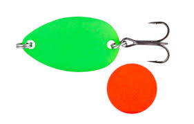 Westin Fidusen 3,2cm - 2,8g Forellen Spoon Green / Orange - Spoons