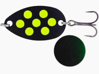 Westin Fidusen 3,2cm - 2,8g Forellen Spoon Black / Yellow Dots - Spoons