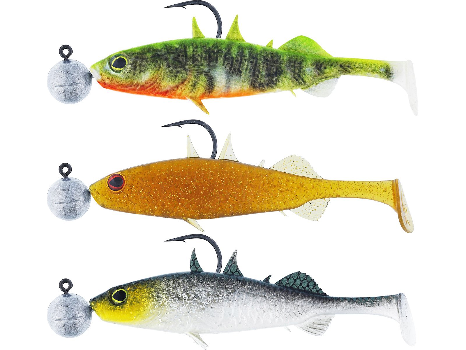Westin Stanley The Stickleback ShadTail R'N'R 5.5CM Dark Water Mix 10 - 