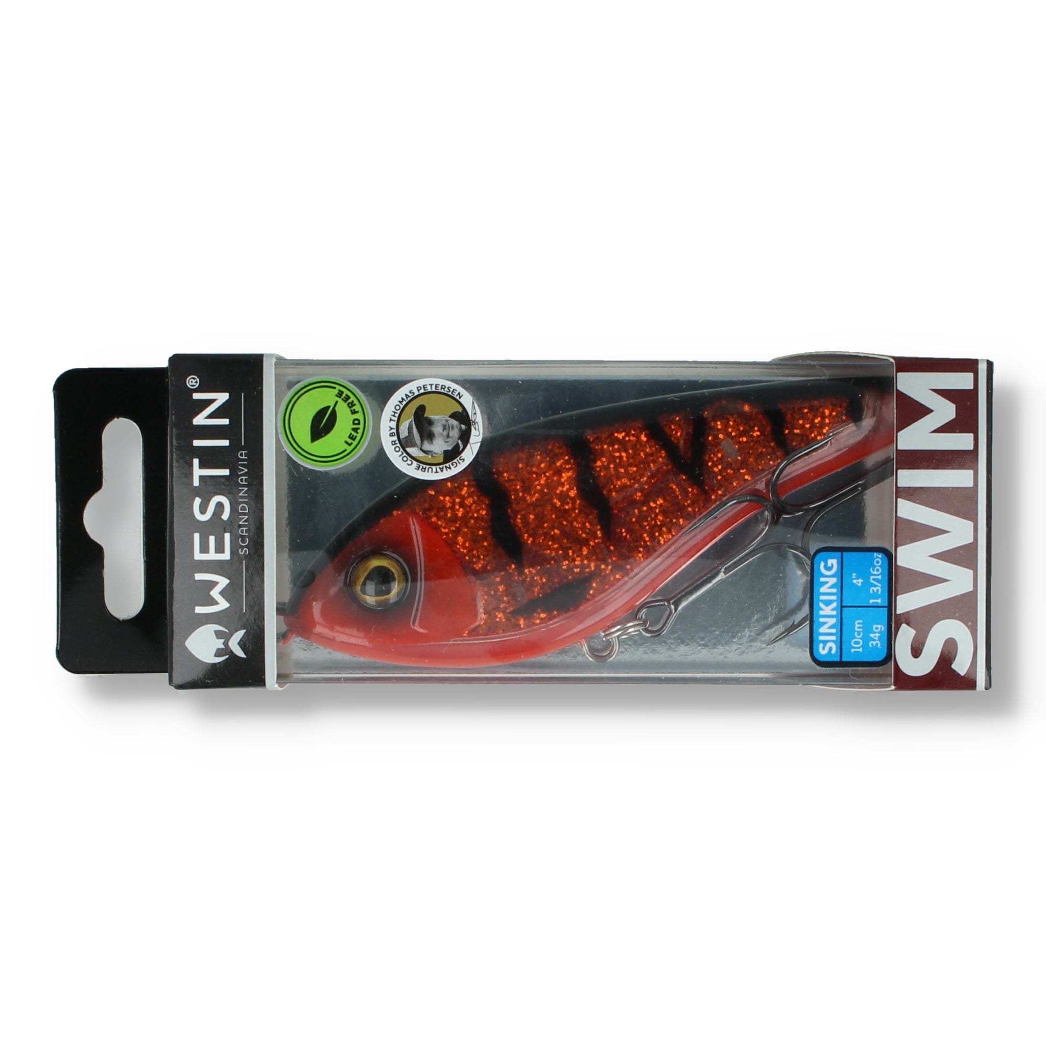 Westin Swim Glidebait 10cm (4") - Sinking Copper Black - Kunstköder