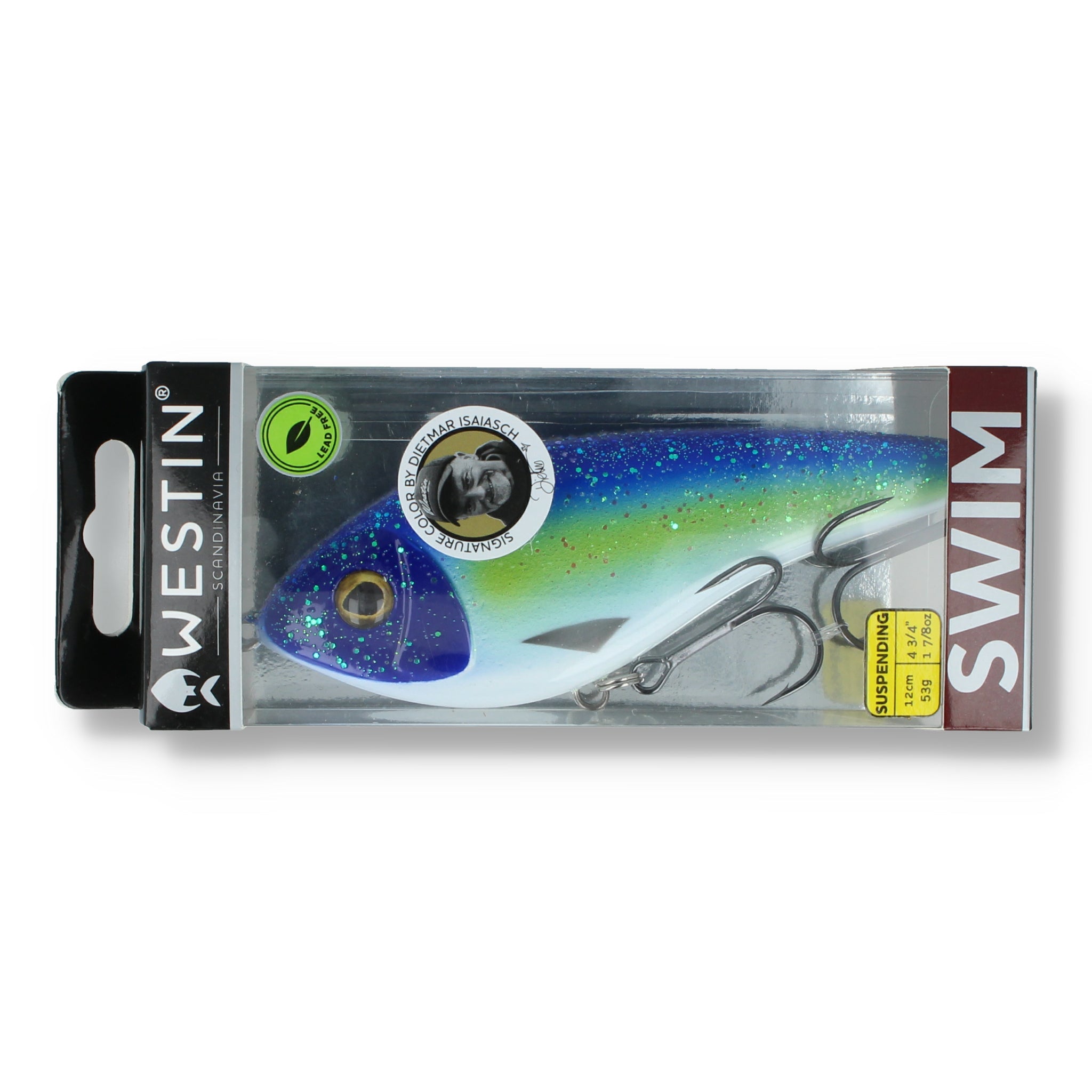 Westin Swim Glidebait 12cm (4,7") - Suspending Blue Ice - Kunstköder