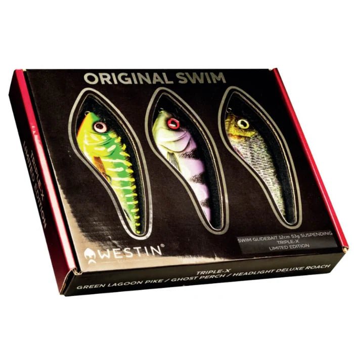 Westin Swim Glidebait Box (3 Stück) 12cm 53g Suspending Triple X - 