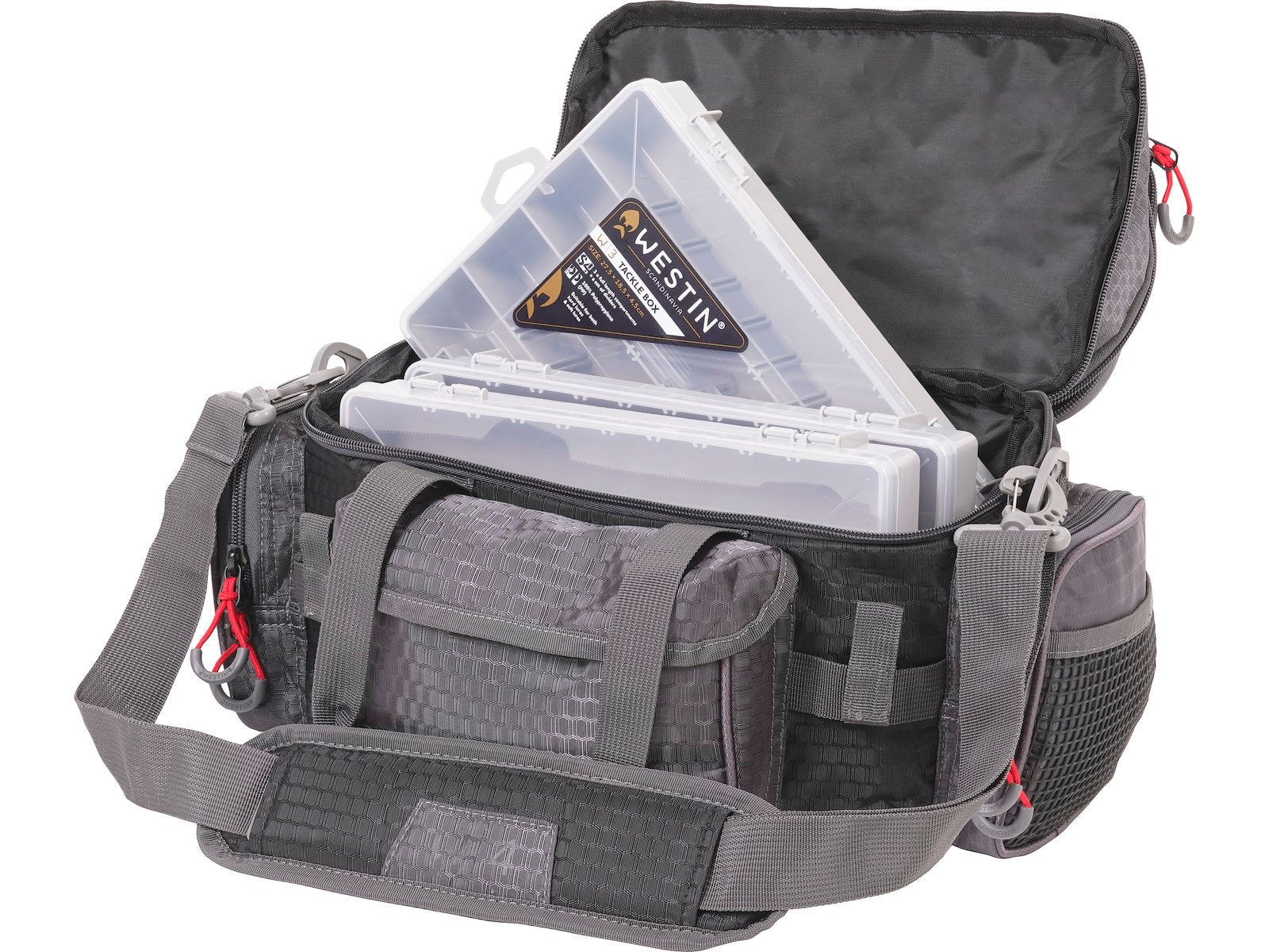Westin W4 Lure Bag Plus 4 Boxes Titanium Black -